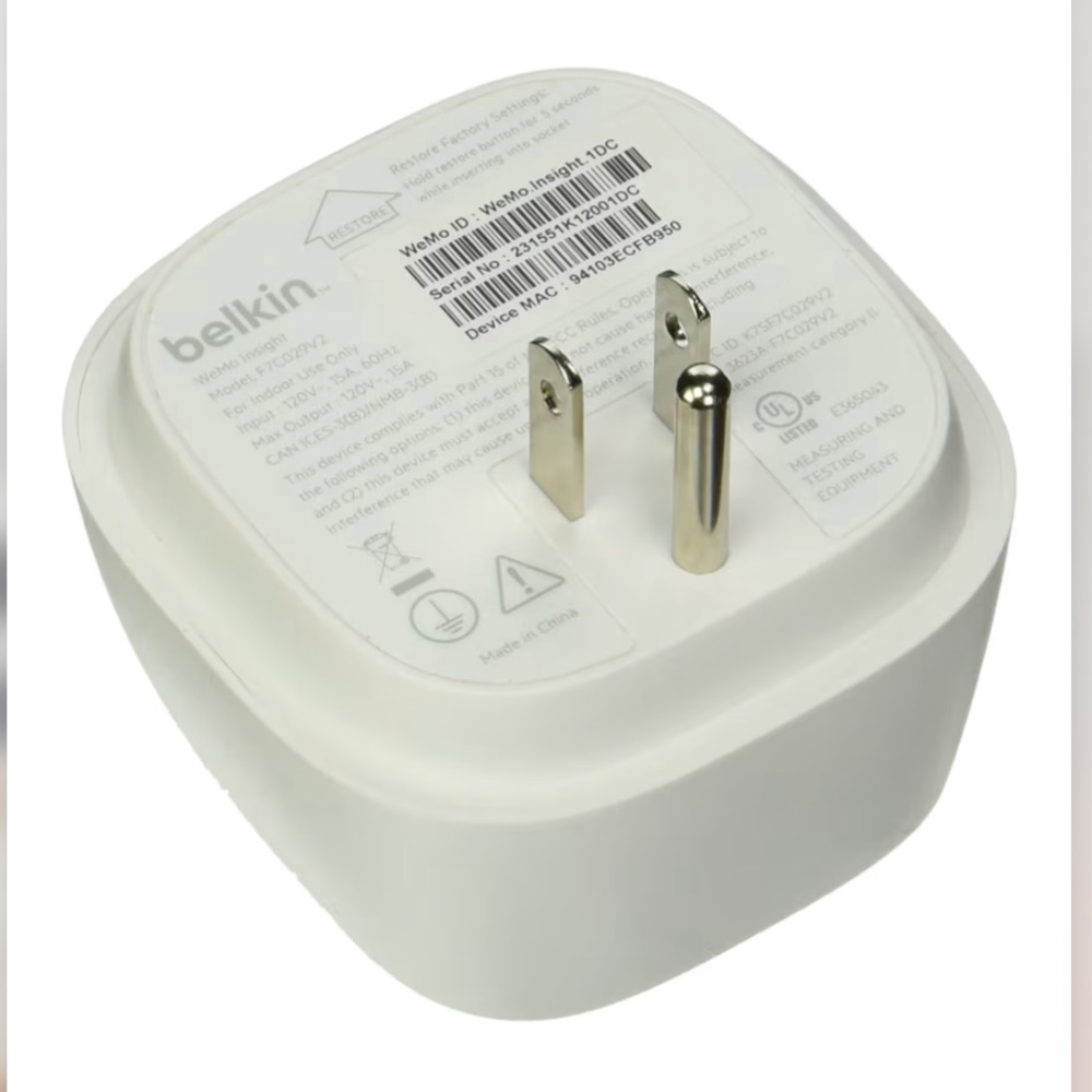 Belkin WeMo Insight WiFi Switch / Plug - Picture 9 of 10